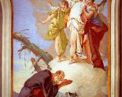 乔瓦尼 巴蒂斯塔 提埃波罗 : The Three Angels Appearing to Abraham